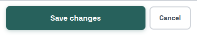 Save changes and Cancel buttons in edit mode